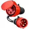 Adaptér pre Gemini flex 22 kW CEE červený trojfázový 32A > CEE červený 16A čierny 30cm