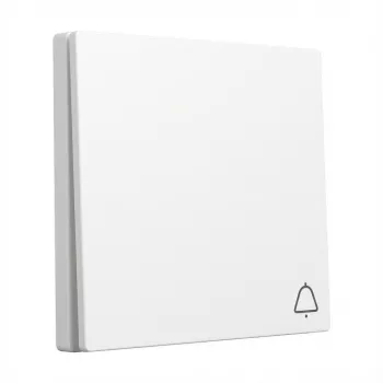 Kryt kolísky Gira System 55 pre symbol zvončeka, model 328603, čistobiela