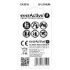 Lítium gombíková batéria everActive CR2016 — 3 V, priemer 20 mm, výška 1,6 mm, balenie 2 ks