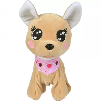 ChiChi LOVE Baby Boo, plyšová hračka béžová/ružová, 30 cm