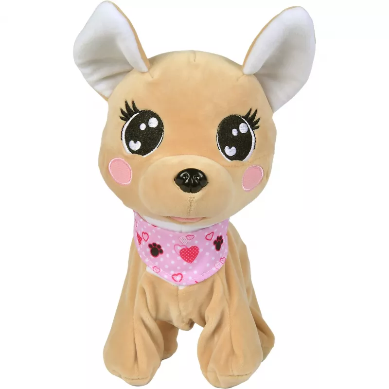 ChiChi LOVE Baby Boo, plyšová hračka béžová/ružová, 30 cm