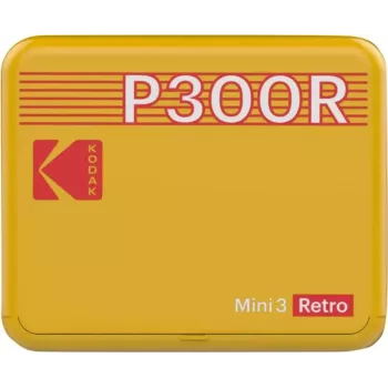 Kodak Mini 3 Square Retro Pass Photo Printing Technology tlačiareň žltá