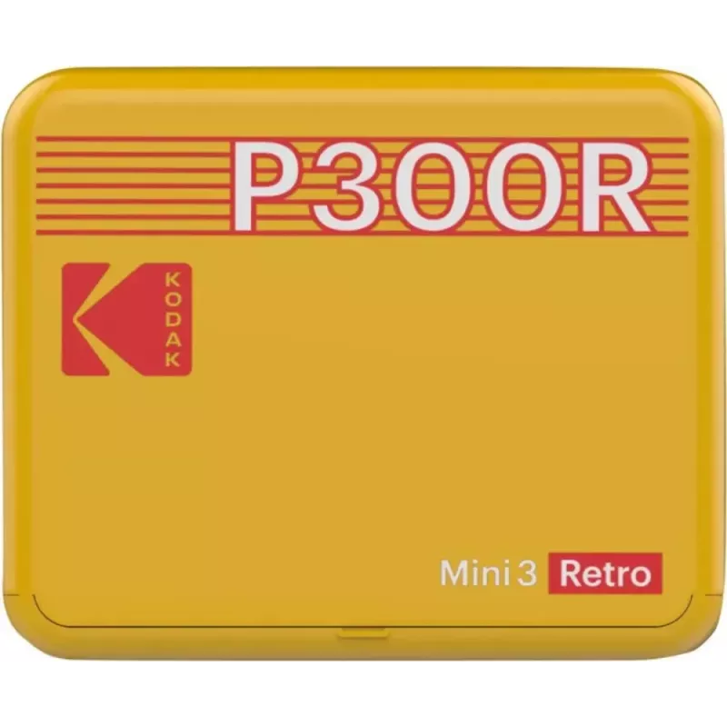 Kodak Mini 3 Square Retro Pass Photo Printing Technology tlačiareň žltá