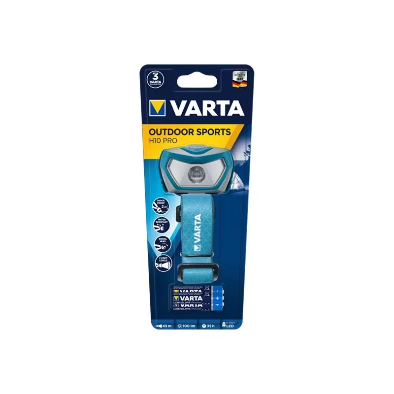 Čelová lampa Varta 16650 101 421 Aqua colour