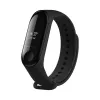 Silikónový náramok FIXED pre Xiaomi Mi Band 3/4 – čierny, náhradný flexibilný odolný silikón