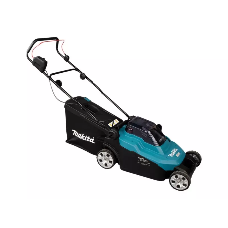 Makita DLM382PM2 - kosačka - akumulátorová - 18 V - 4 Ah - 2 batérie - 3700 1/min - 38 cm - 16,9 kg