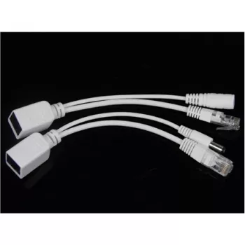 PoE adaptér Gembird PP12-POE-0.15M-W