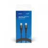 USB-C na USB-C kábel SAVIO CL-159 1 m, USB 2.0 (480 Mbit/s), čierny, 2,1 A