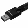 Lanberg NC-0150-WE Mini USB WiFi adaptér N150, 150 Mbit/s, 1 vonkajšia anténa, čierny