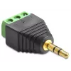 Adaptér DeLOCK 65419 3,5 mm 3p čierny zelený strieborný