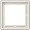 Kryt nástenného vypínača JUNG LS 981 W slonovina — bezskrutkový duroplastový kryt, 81×81 mm