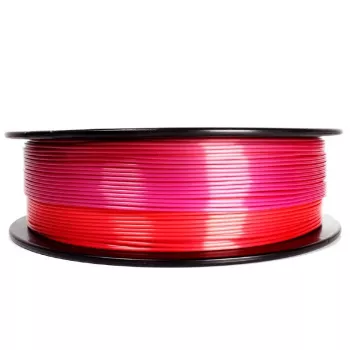 PLA 3D tlačová struna 1,75 mm 1 kg — Flashforge Gembird 3DP-PLA-SK-01-RP, fialová/červená