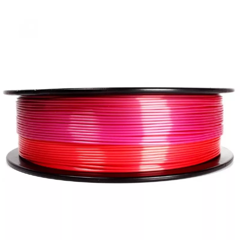 PLA 3D tlačová struna 1,75 mm 1 kg — Flashforge Gembird 3DP-PLA-SK-01-RP, fialová/červená
