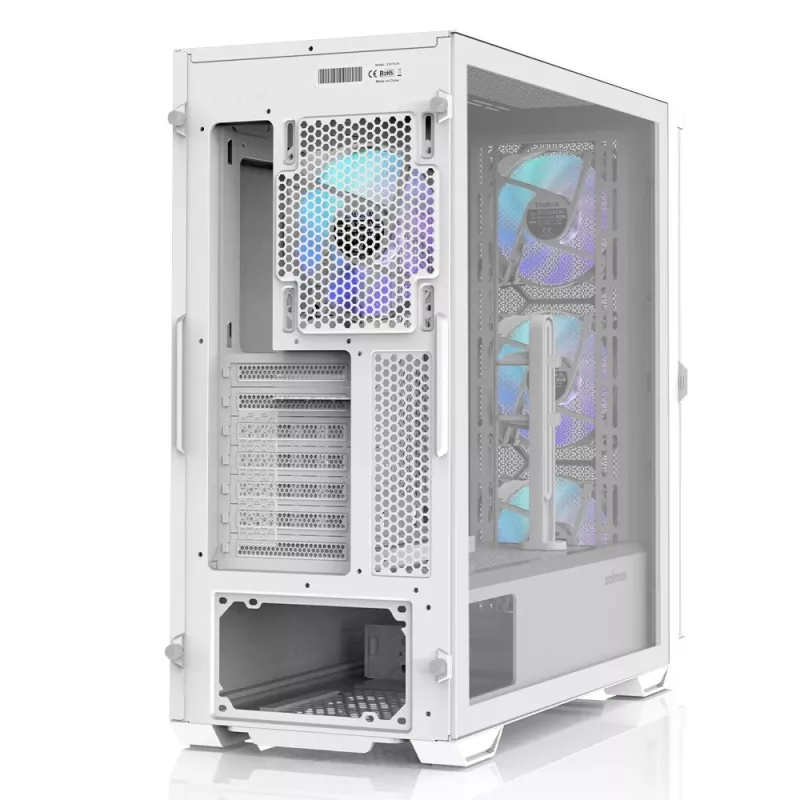 Zalman Z10 DUO ATX ZM-IF120 x4 biela