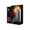 Káblový herný headset GEMBIRD GHS-05-B, okolo uší, 20–20000 Hz, 2 m kábel, 250 g, čierna/modrá