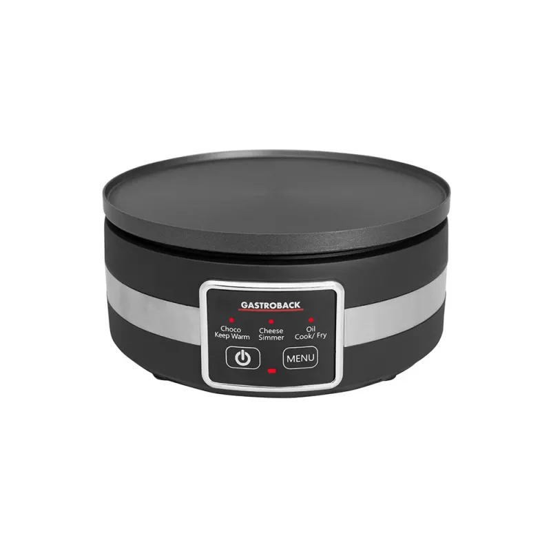 Gastroback 42568 Fondue MultiCook 4in1 a varná doska, 1200 W, hrniec z nehrdzavejúcej ocele 2,3 l, 8 vidličiek