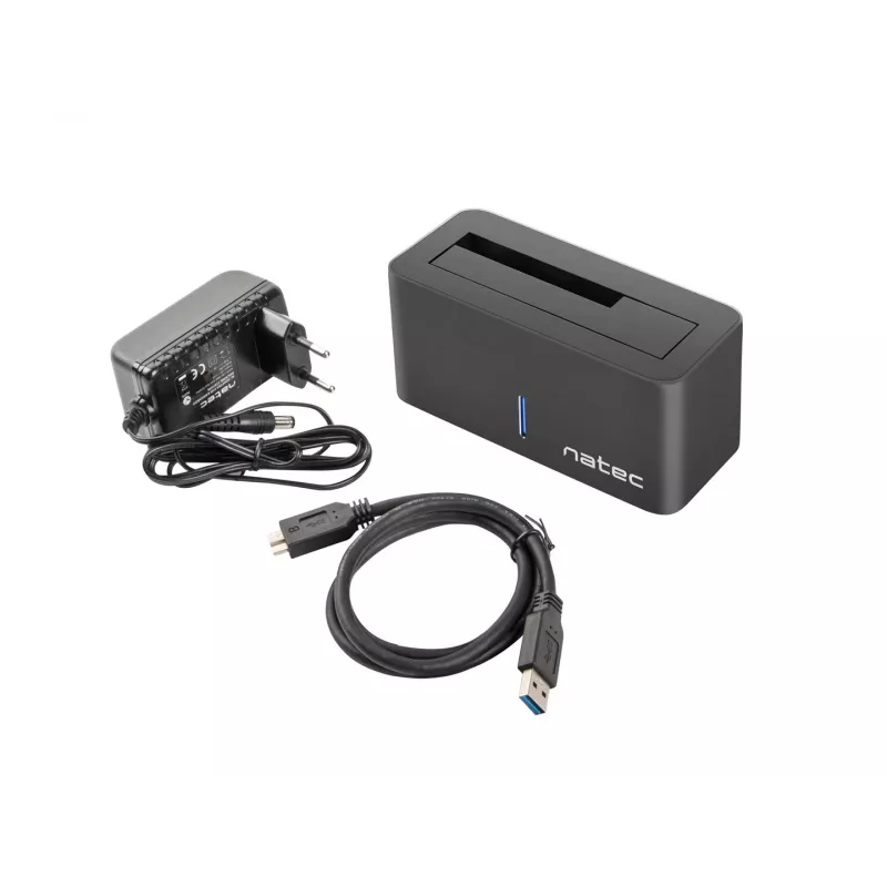 natec Kangaroo - pevný disk - SSD - SATA - Serial ATA II - Serial ATA III - 2,5, 3,5 palca - 8 TB - USB 3.2 Gen 1 (3.1 Gen 1) Type-A - 5 Gbit/s