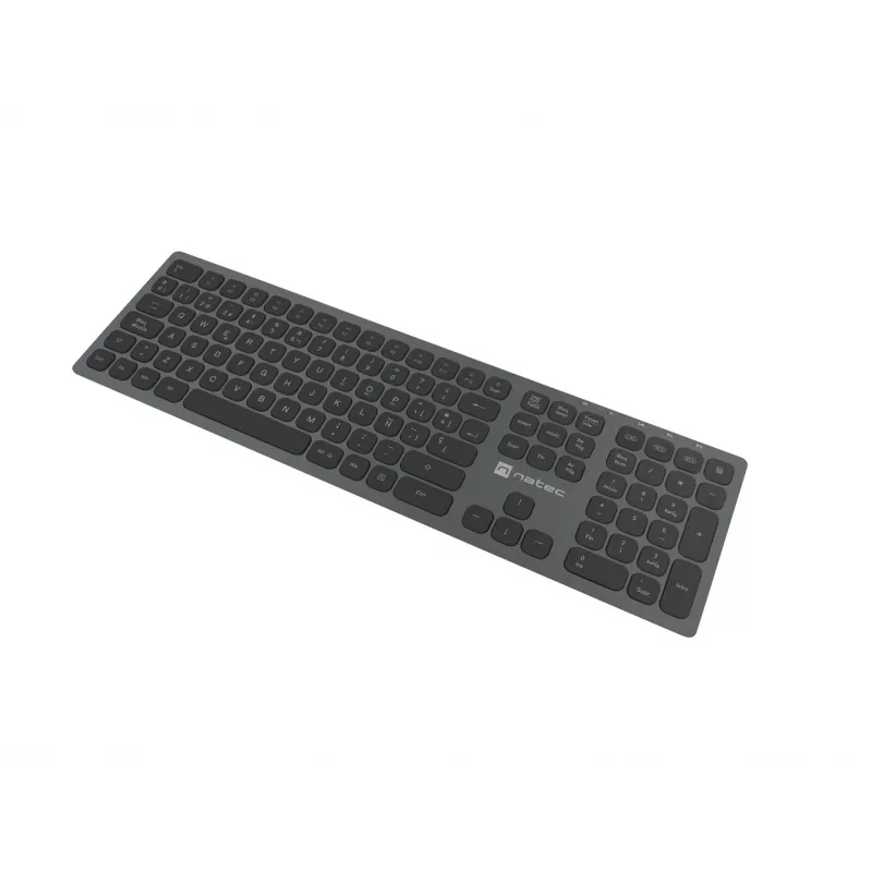NATEC NKL-1830 klávesnica univerzálna RF Wireless Bluetooth QWERTY španielska čierna sivá