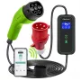 Qoltec mobilná nabíjačka pre elektromobily nastaviteľná 2v1 Type2 | 7kW | 230V | CEE 3 PIN | Wi-Fi | LCD | prenosná | wallbox | 5m