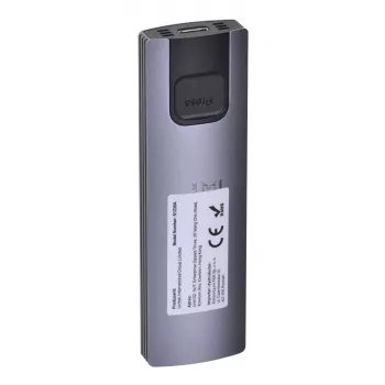 Puzdro na M.2 SSD Unitek uDrive sivé — M.2 (2230/2242/2260/2280), NVMe/SATA III, USB-C 10 Gbit/s, hliník