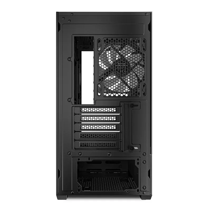 Sharkoon MK6 RGB Micro-ATX počítačová skriňa, čierna, tvrdené sklo