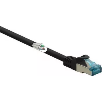 Renkforce RF-5047478 sieťový kábel čierny 2 m Cat6a S/FTP (S-STP) (RF-5047478)