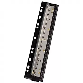Dieračka WEDO 67 9401 – 4-dierková kovová dieračka, čierna, dierovanie 3 mm, šírka 66 mm