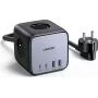 Ugreen DigiNest Pro 1 AC zásuvka(y) Type-C 1,8 m 4 3680 W čierna