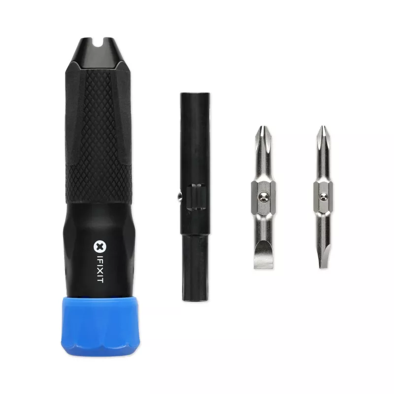 iFixit Narwhal skrutkovač 6 v 1 s aretačným otočným uzáverom, čierny