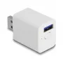 Smart zásuvka DELOCK 11832 — inteligentná Wi‑Fi vnútorná zásuvka, 2 A, 2400 MHz, biela