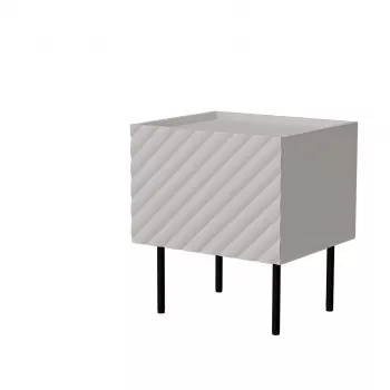 Nočný stolík Cama LUCCA, cama meble, 47x40x52 cm, cashmere, MDF/drevotrieska, sada 2 ks