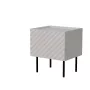 Nočný stolík Cama LUCCA, cama meble, 47x40x52 cm, cashmere, MDF/drevotrieska, sada 2 ks