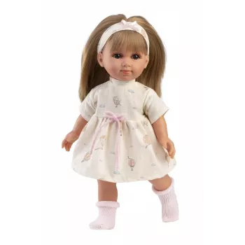 Bábika Llorens Elena 35 cm — realistické črty, mäkké telo