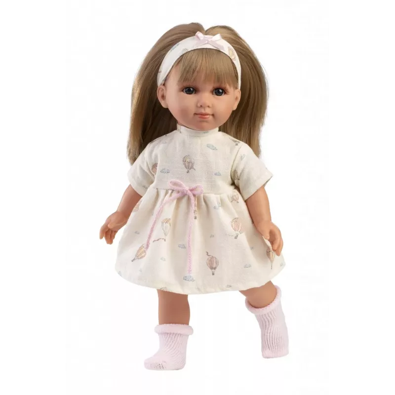 Bábika Llorens Elena 35 cm — realistické črty, mäkké telo