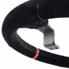 Asetek SimSports veniec volantu, znížený, 340 mm - čierny, velúrová koža