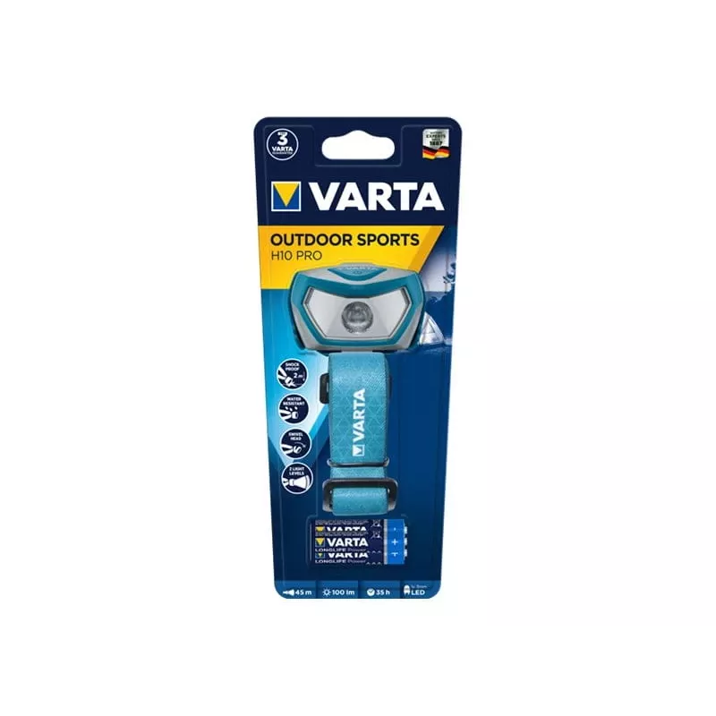 Čelová lampa Varta 16650 101 421 Aqua colour