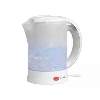 Elektrická kanvica LAFE LAFCZA45865, nerez, 0,6 l, 600 W, svetlosivá, sklápacie uzamykacie veko