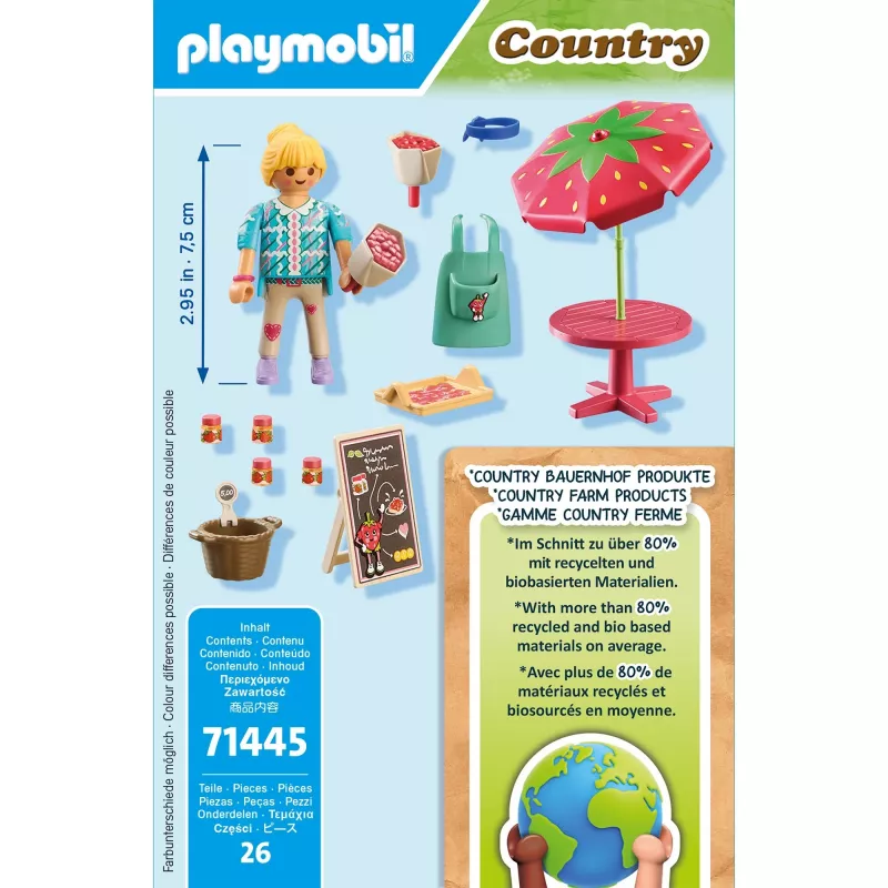 Playmobil Country Stánok s domácim jahodovým džemom