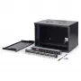 DIGITUS SOHO Pro DN-49203-SET 19" 7U nástenná sieťová sada s príslušenstvom, 540 x 400 mm, čierna