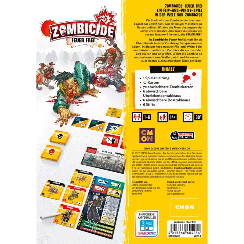 Zombicide Feuer Frei rodinná hra