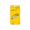 DeLOCK USB Type-C hub 10 Gbps 4 porty hliník sivý