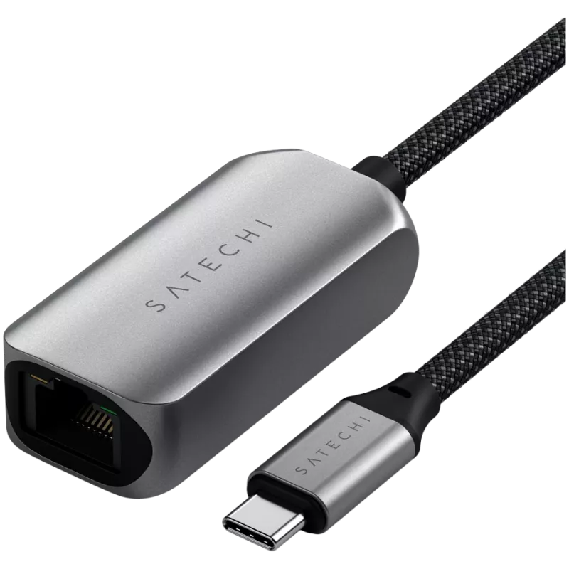 Satechi USB-C adaptér (1x USB-C konektor samec, 1x Gigabit LAN (1/2,5 Gbit/s)) ST-AE25M