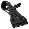 SILVERSTONE 24-Pin ATX predlžovací kábel SST-PP06BE-MB35, 350 mm, čierny