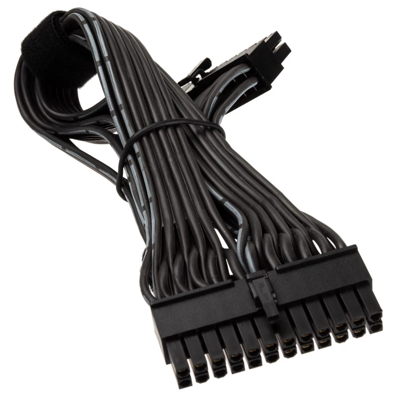 SILVERSTONE 24-Pin ATX predlžovací kábel SST-PP06BE-MB35, 350 mm, čierny