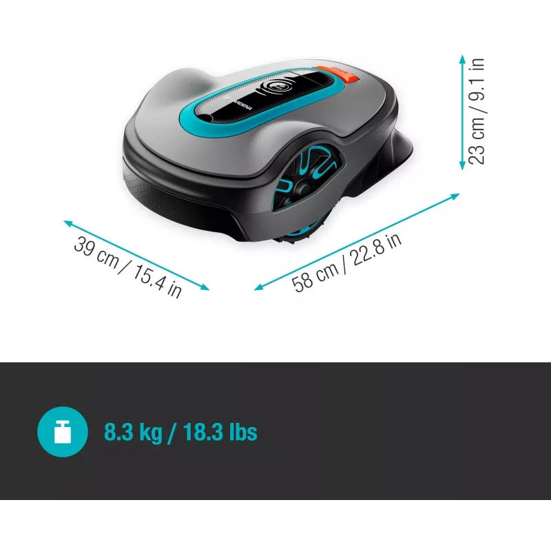 Robotická kosačka Gardena smart SILENO life