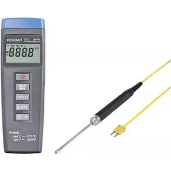 VOLTCRAFT K101 + TP 207 teplomer -200 až +1370 °C snímač Type-K