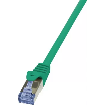 Sieťový kábel LogiLink 1,5m Cat.6A RJ-45 S/FTP zelený