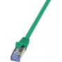 Sieťový kábel LogiLink 1,5m Cat.6A RJ-45 S/FTP zelený