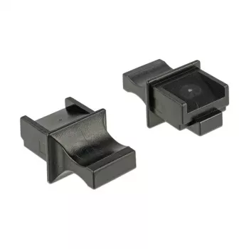 Ochranný kryt konektora samica RJ-45 DeLOCK 64020 čierny 10 ks