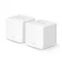 Mesh systém MERCUSYS Halo H60X (balenie 2 ks) Dualband Wi‑Fi 6, 1500 Mbit/s, až do 350 m², 2x LAN, interné antény, biela